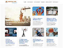 Tablet Screenshot of basketballhoopbuyingguide.com